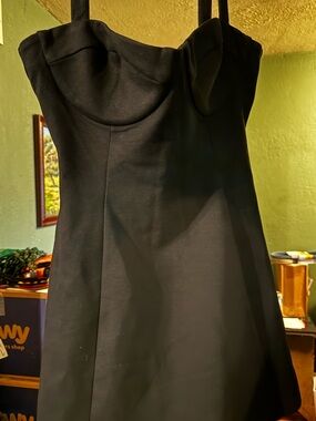 Selkie black mini dress